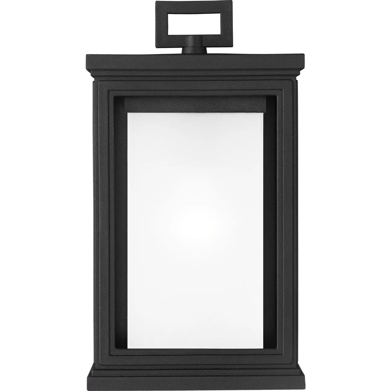Roscoe 1 Light 11.5 inch Textured Black Outdoor Wall Lantern, Small