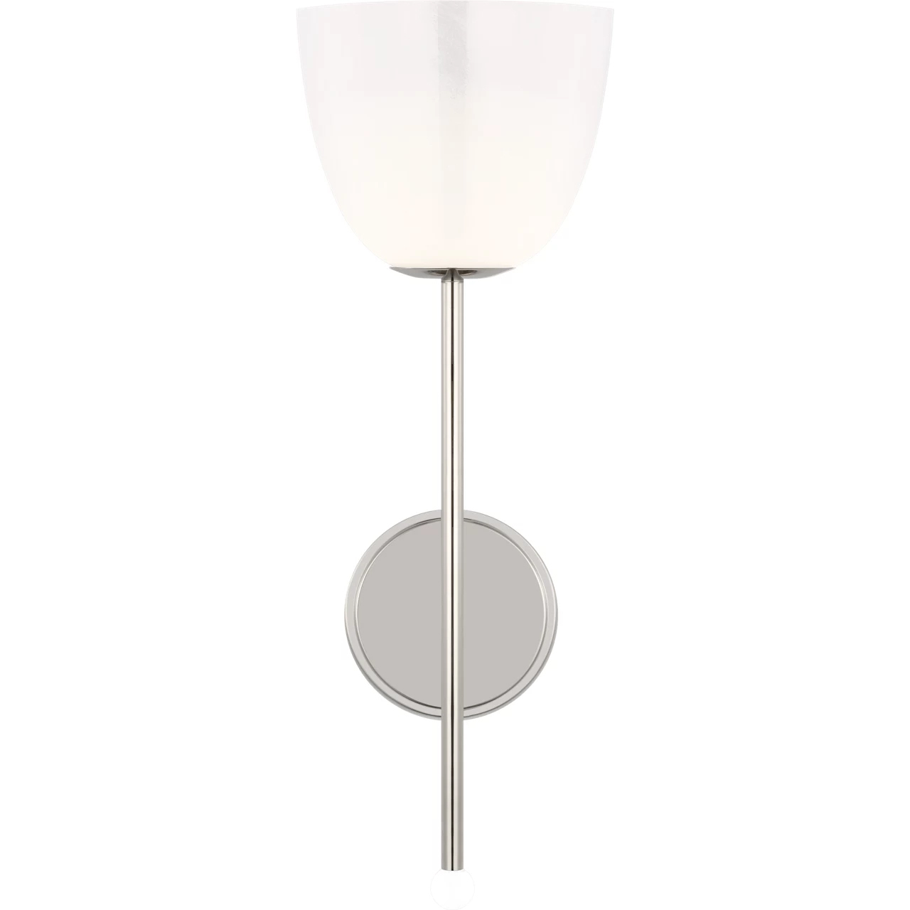 AERIN Brisa LED 7 inch Polished Nickel Torch Sconce Wall Light
