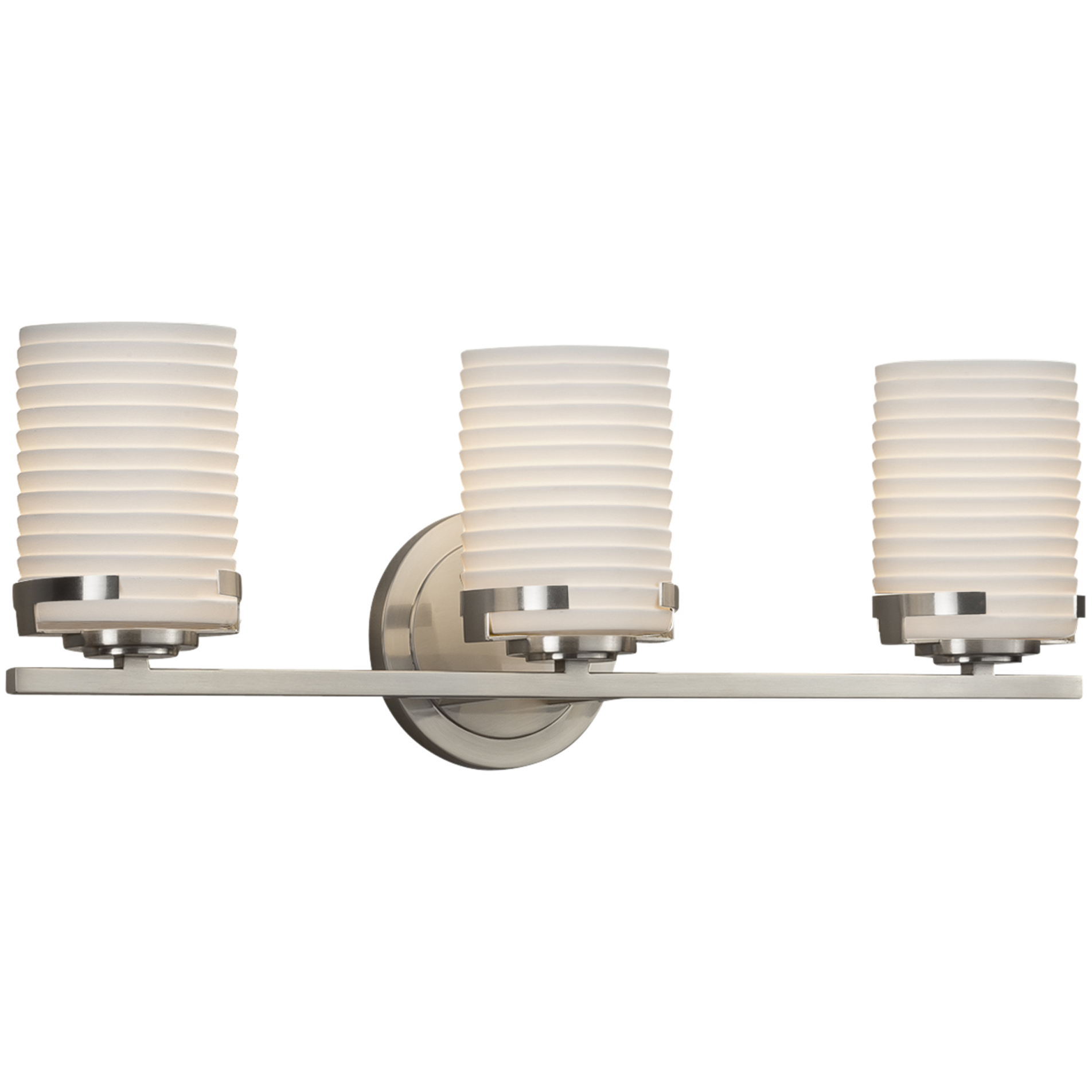 Limoges LED 22.75 inch Brushed Nickel Vanity Light Wall Light in 2100 Lm LED, Sawtooth