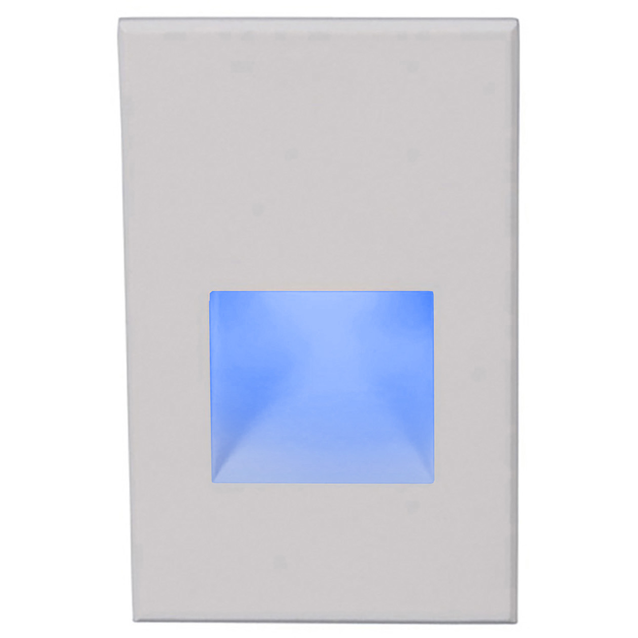 WAC 120V Step Light LED 1.5 inch White ADA Step and Wall Light in Blue, WAC Lighting