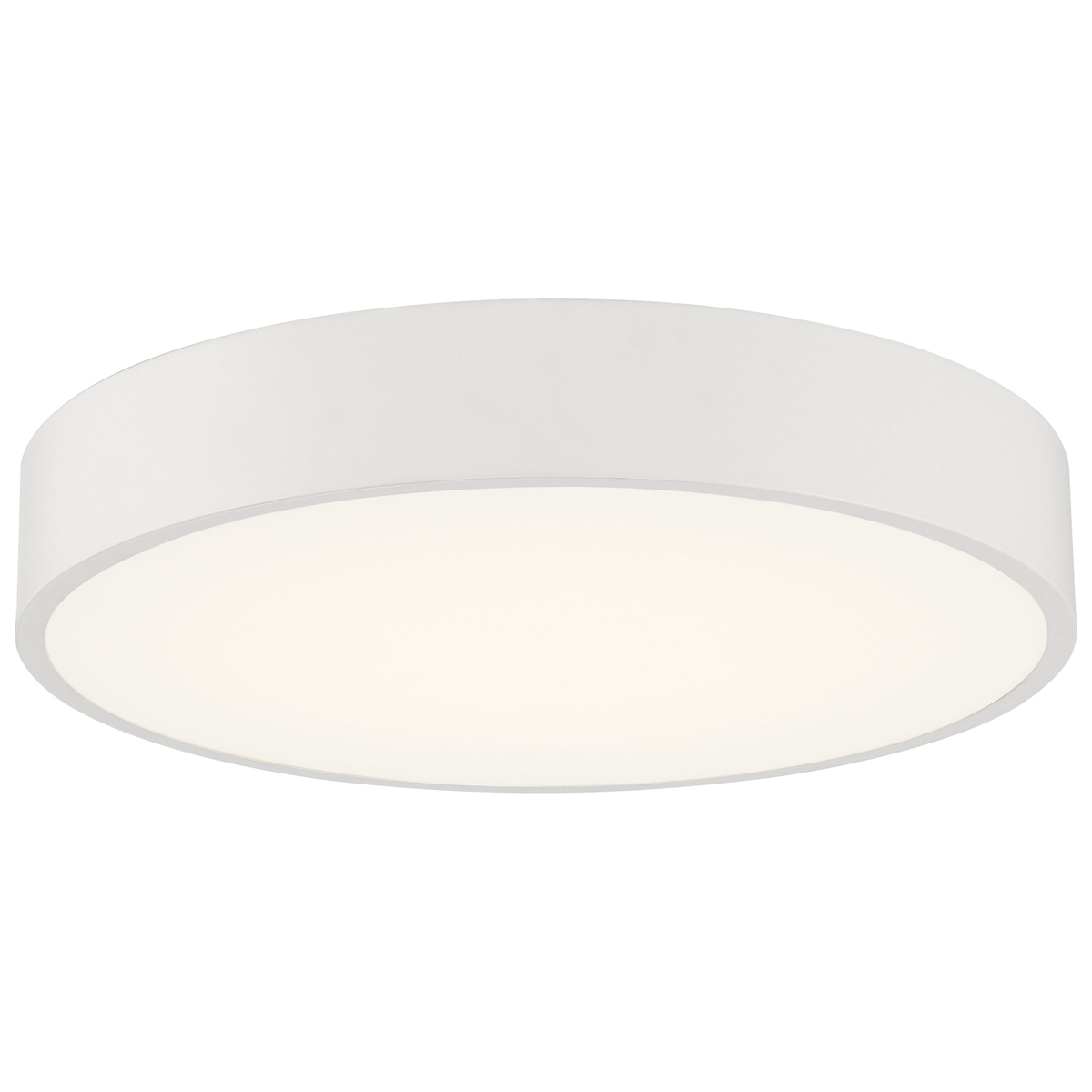 Como LED 21.75 inch White Flush Mount Ceiling Light