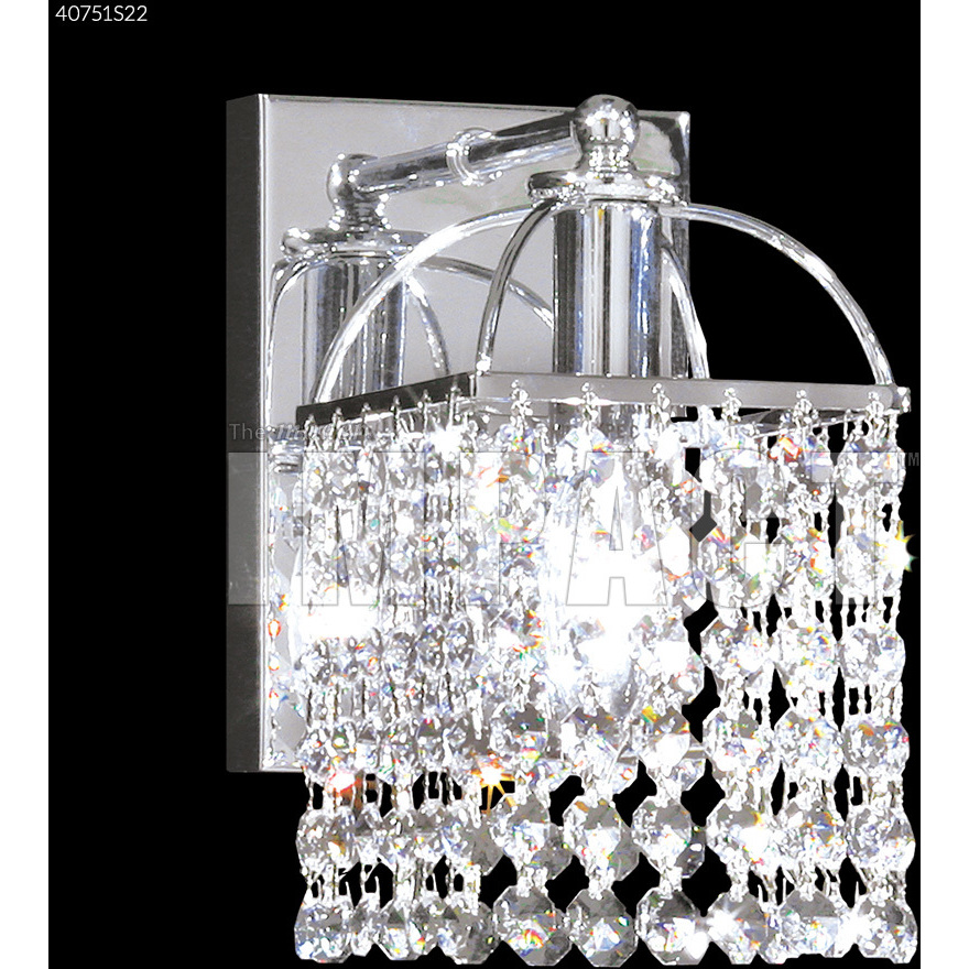 Contemporary 1 Light 4 inch Silver Wall Sconce Wall Light