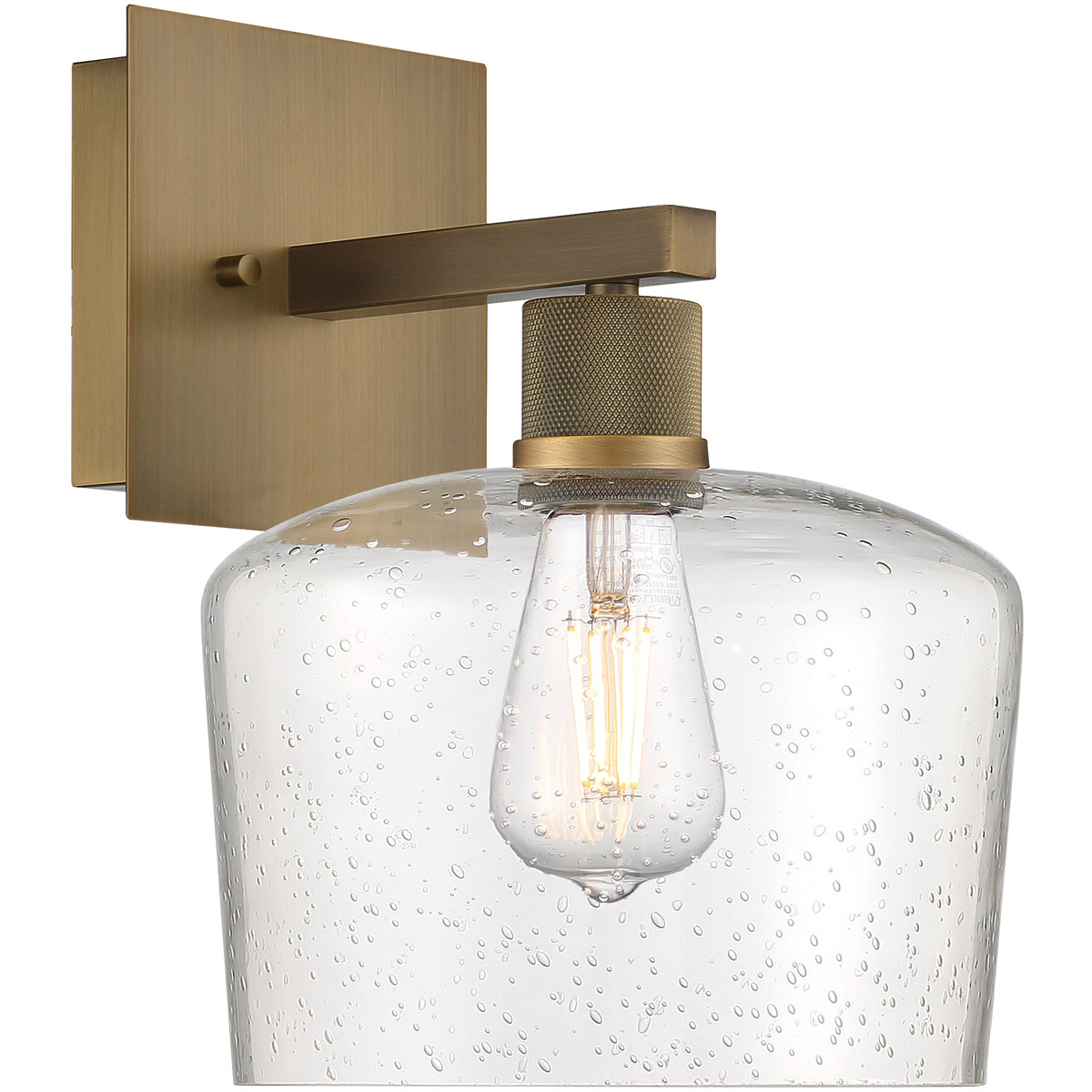 Port Nine LED 9 inch Antique Brushed Brass Wall Sconce Wall Light