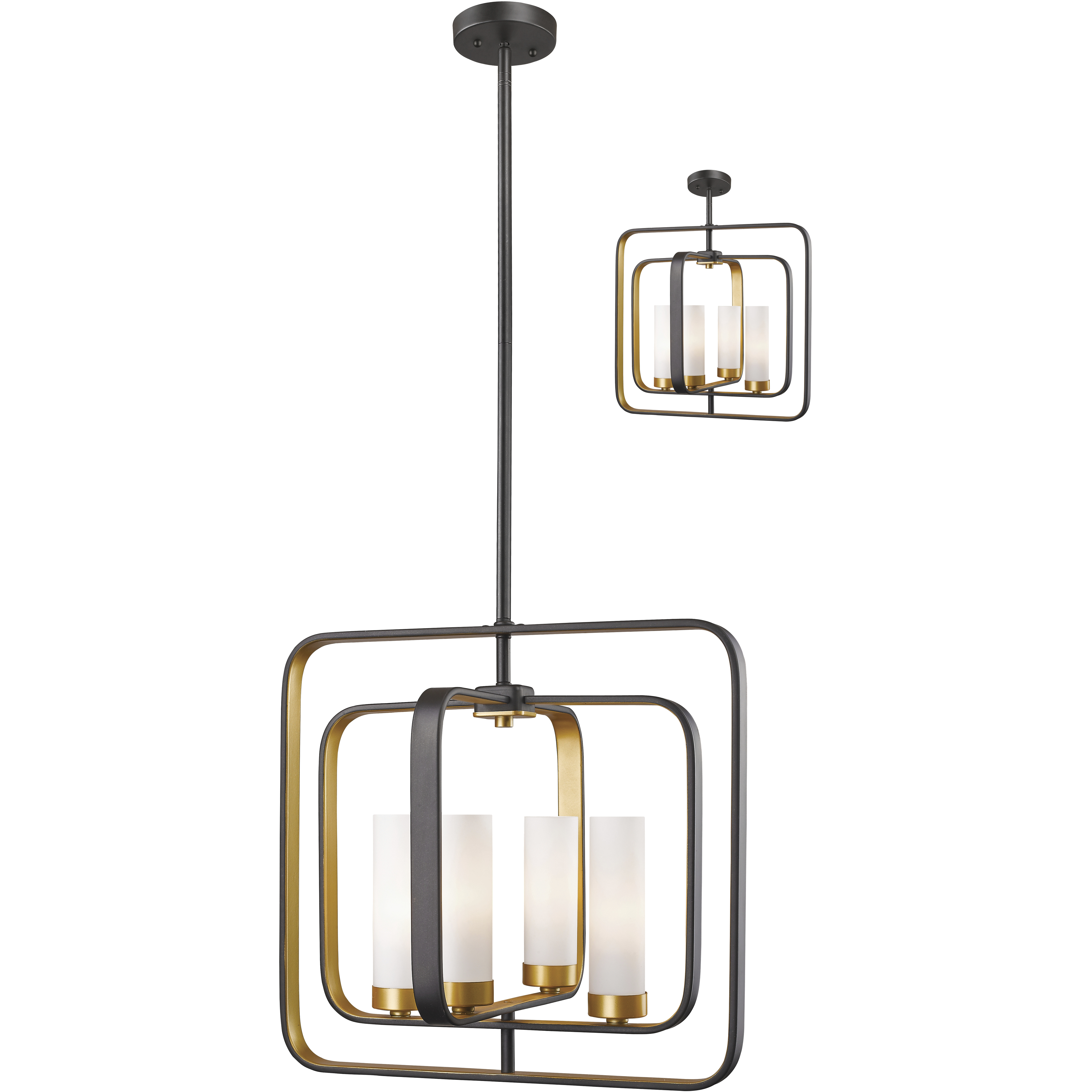 Aideen 4 Light 16.5 inch Bronze Gold Pendant Ceiling Light