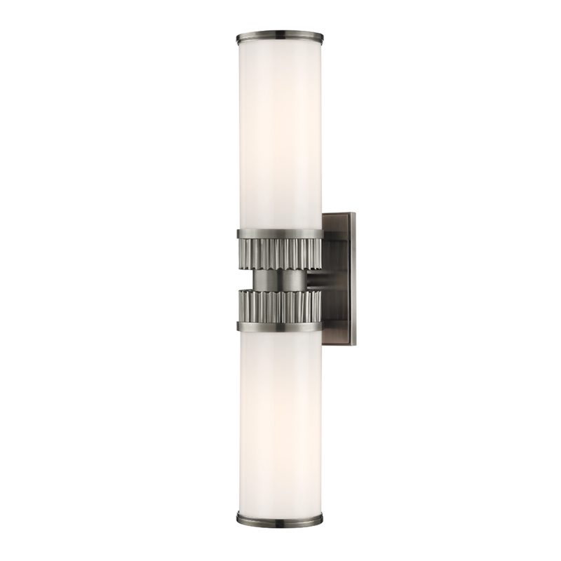 Harper 2 Light 5.25 inch Antique Nickel Bath and Vanity Wall Light