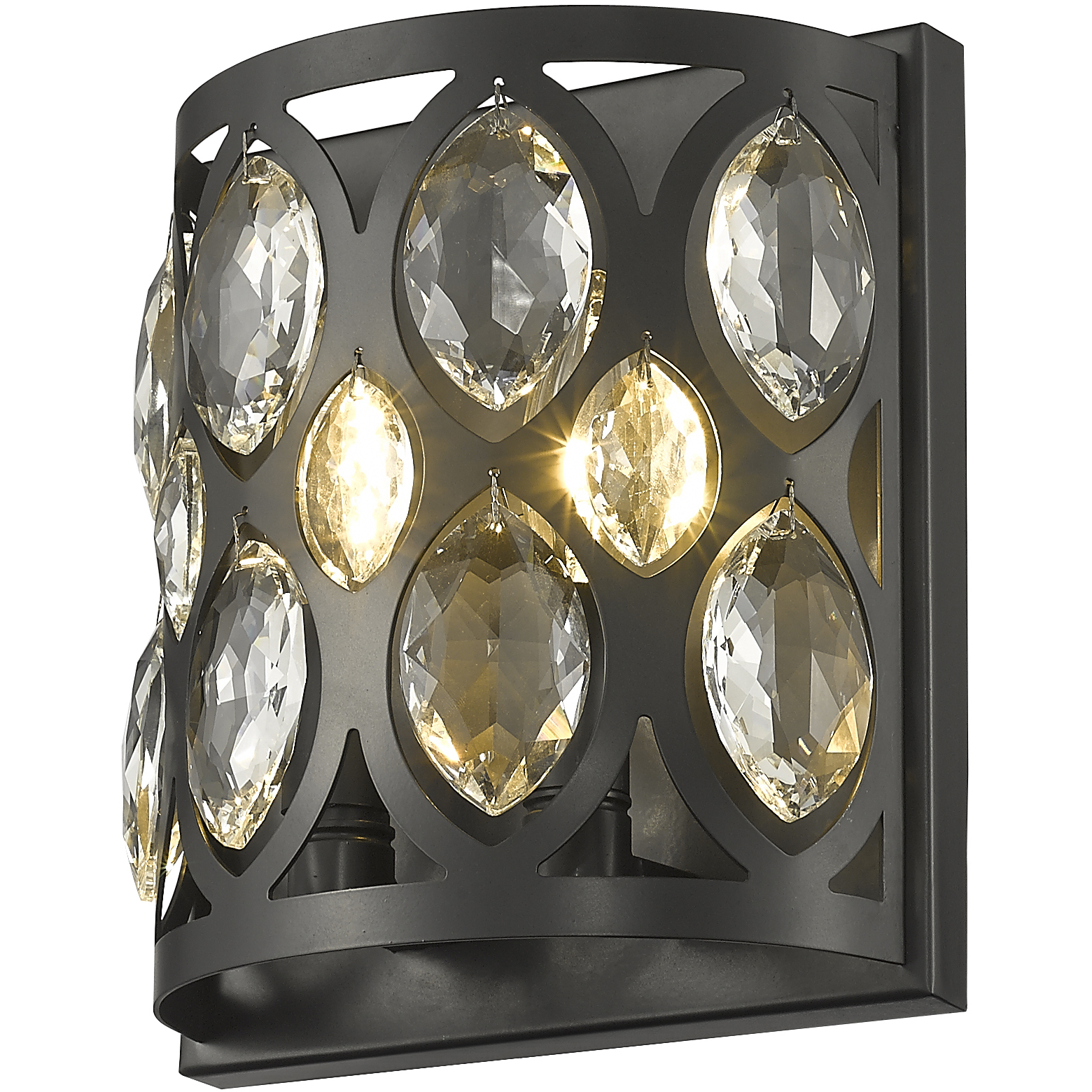 Dealey 2 Light 8.25 inch Matte Black Wall Sconce Wall Light