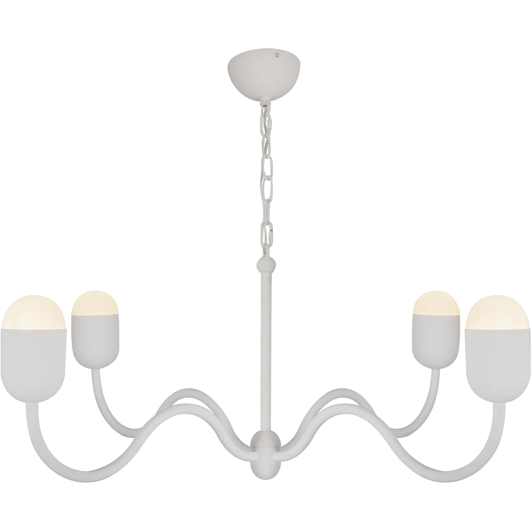 Alora Mood Effie 4 Light 39 inch Antique White Chandelier Ceiling Light