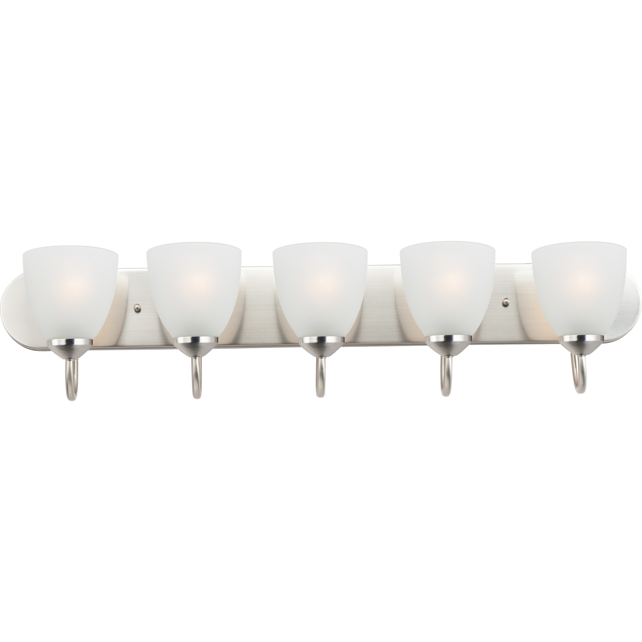 Axis 5 Light 36 inch Satin Nickel Bath Vanity Wall Light