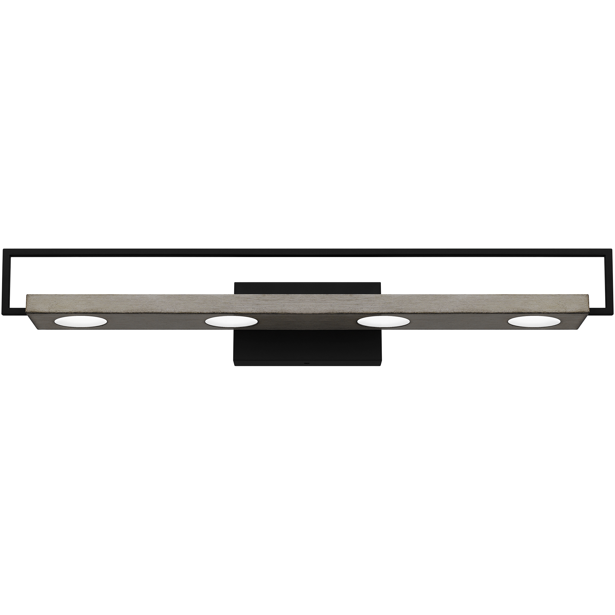 Winnett LED 32 inch Matte Black Bath Light Wall Light