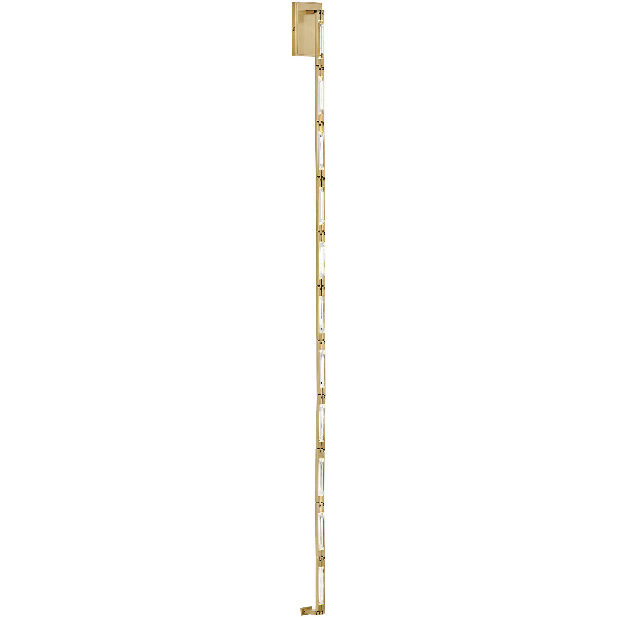 Sean Lavin Catena LED 0.8 inch Hand Rubbed Antique Brass ADA Sconce Wall Light in 2700K