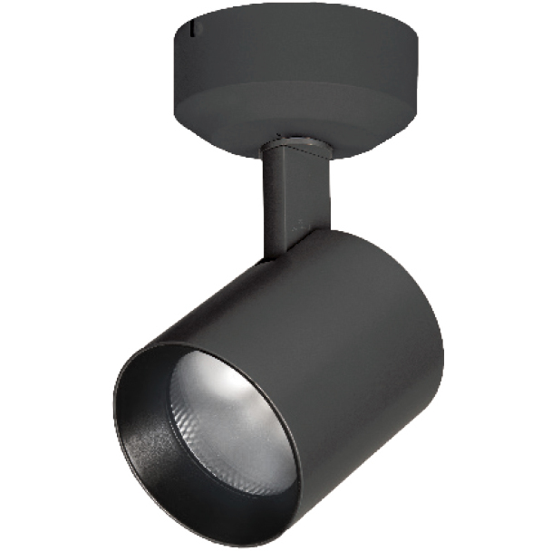 Lucio LED 4.5 inch Black Flush Mount Ceiling Light in 85, 3500K
