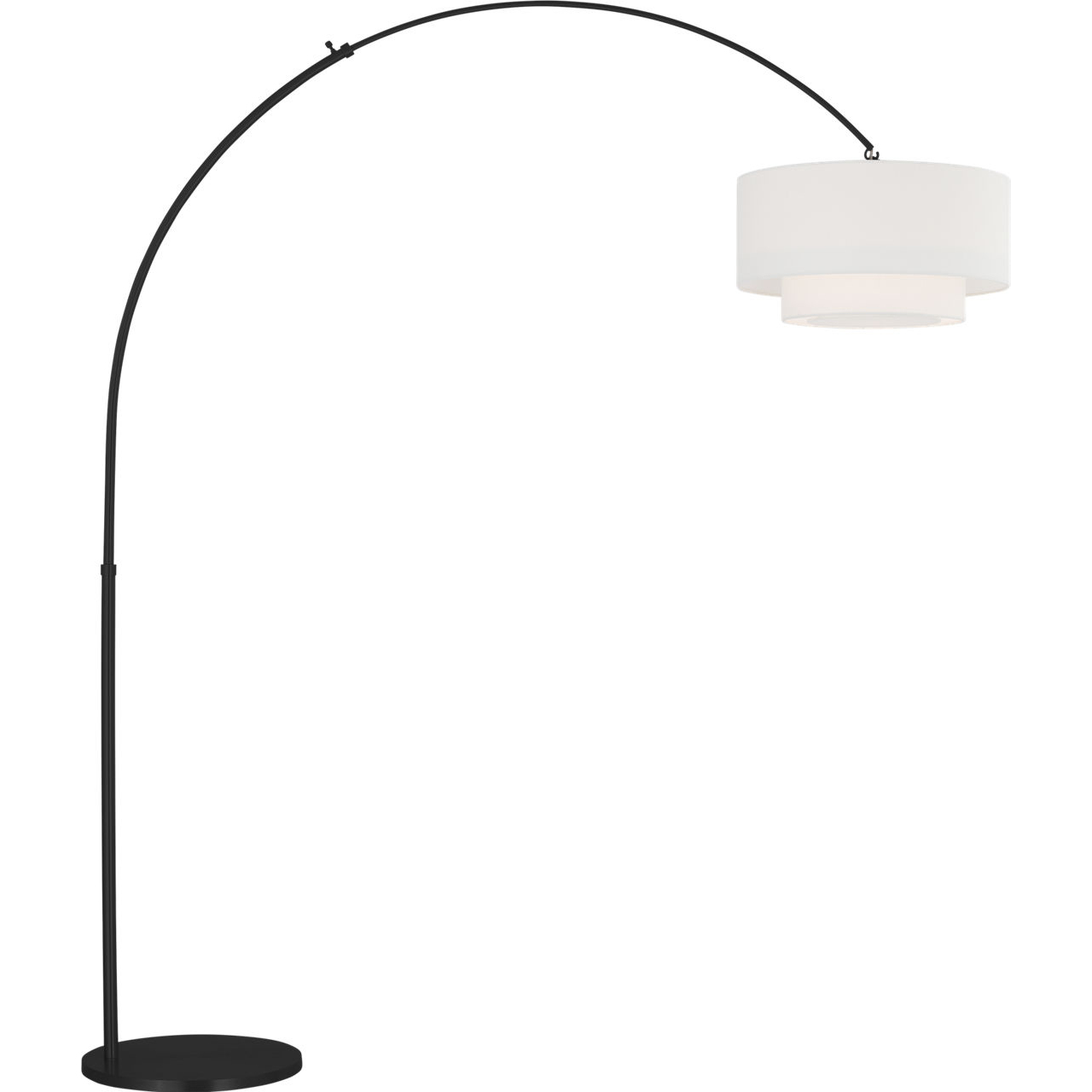 kate spade new york Sawyer 75 inch 9 watt Midnight Black Floor Lamp Portable Light