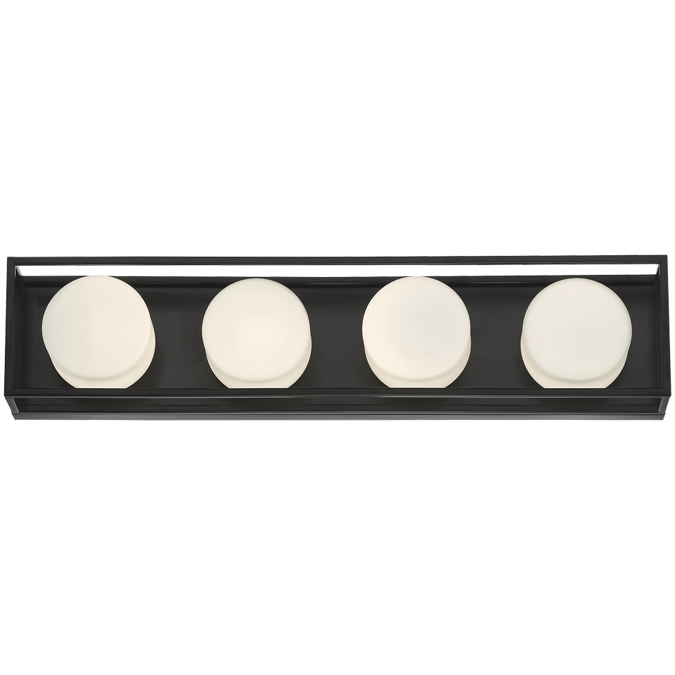 Rover LED 24 inch Black Bath Bar Wall Light