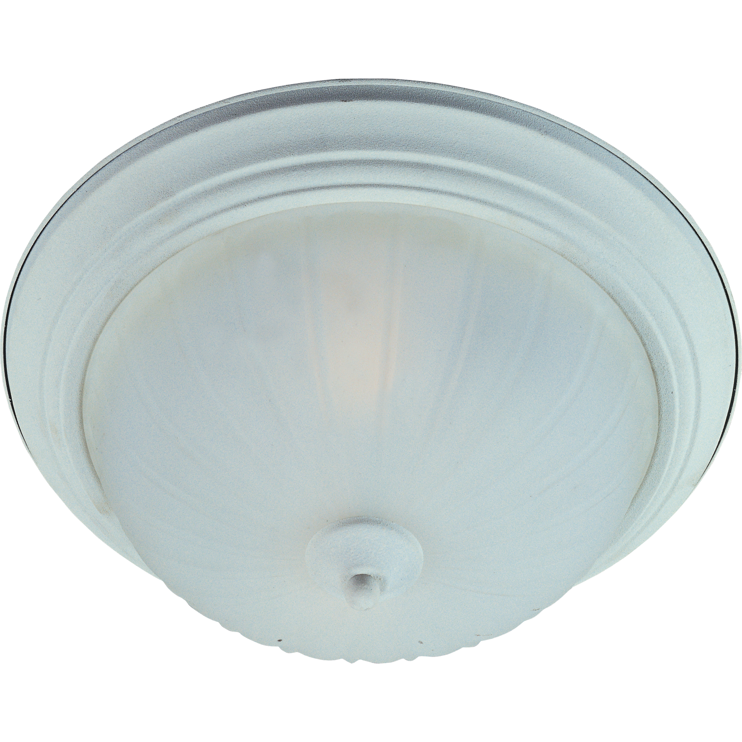 Essentials - 583x 3 Light 15.5 inch Textured White Flush Mount Ceiling Light