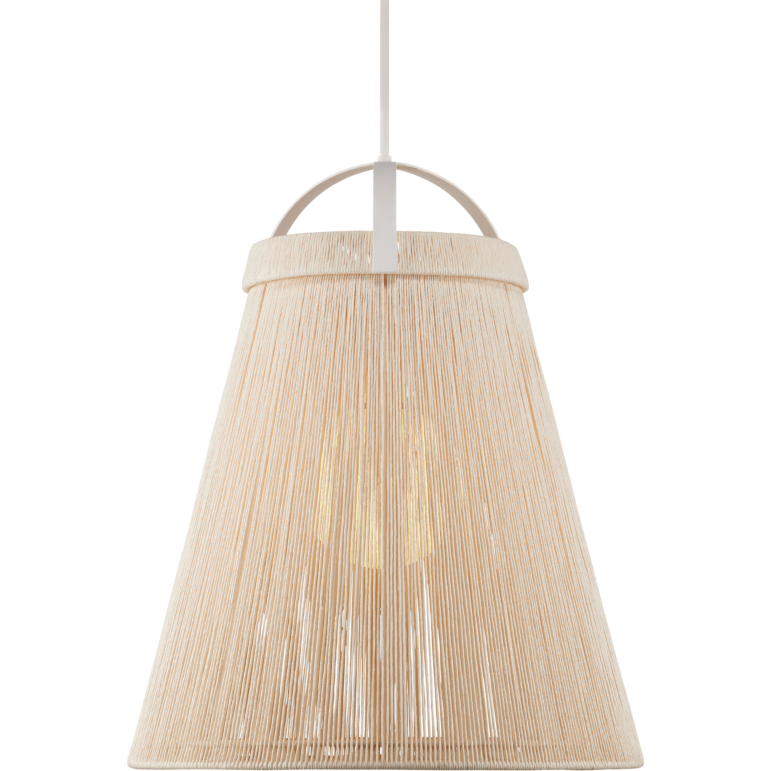 Parnell 1 Light 27.75 inch Gesso White Pendant Ceiling Light, Large