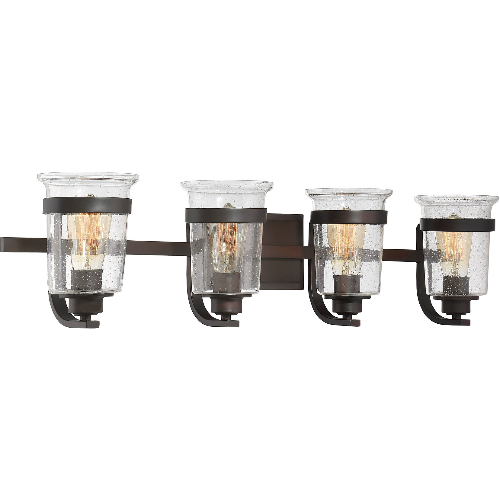 Goodwin 4 Light 32.88 inch English Bronze Bathroom Vanity Light Wall Light