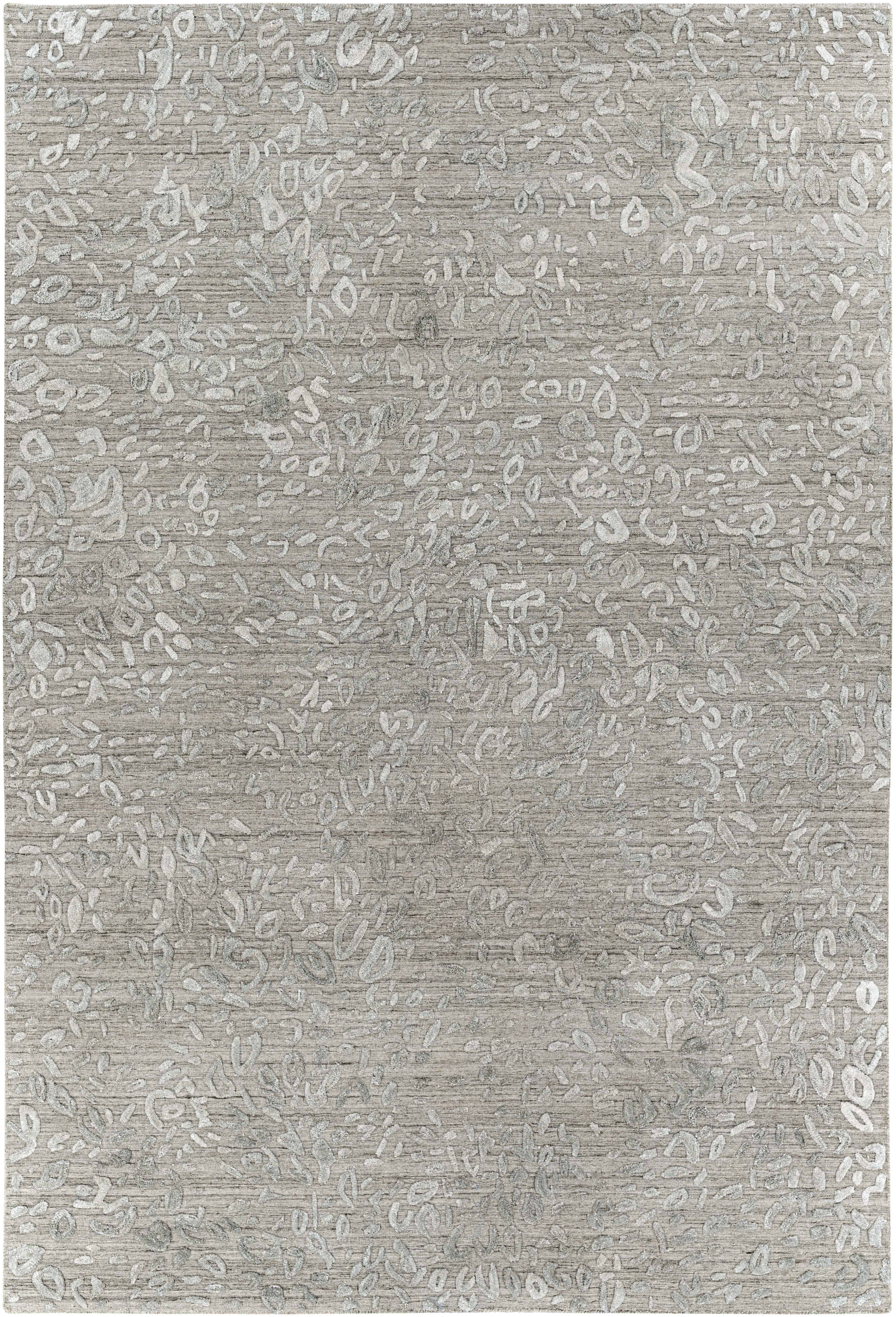 Makalu 144 X 106 inch Light Gray Rug in 9 X 12, Rectangle