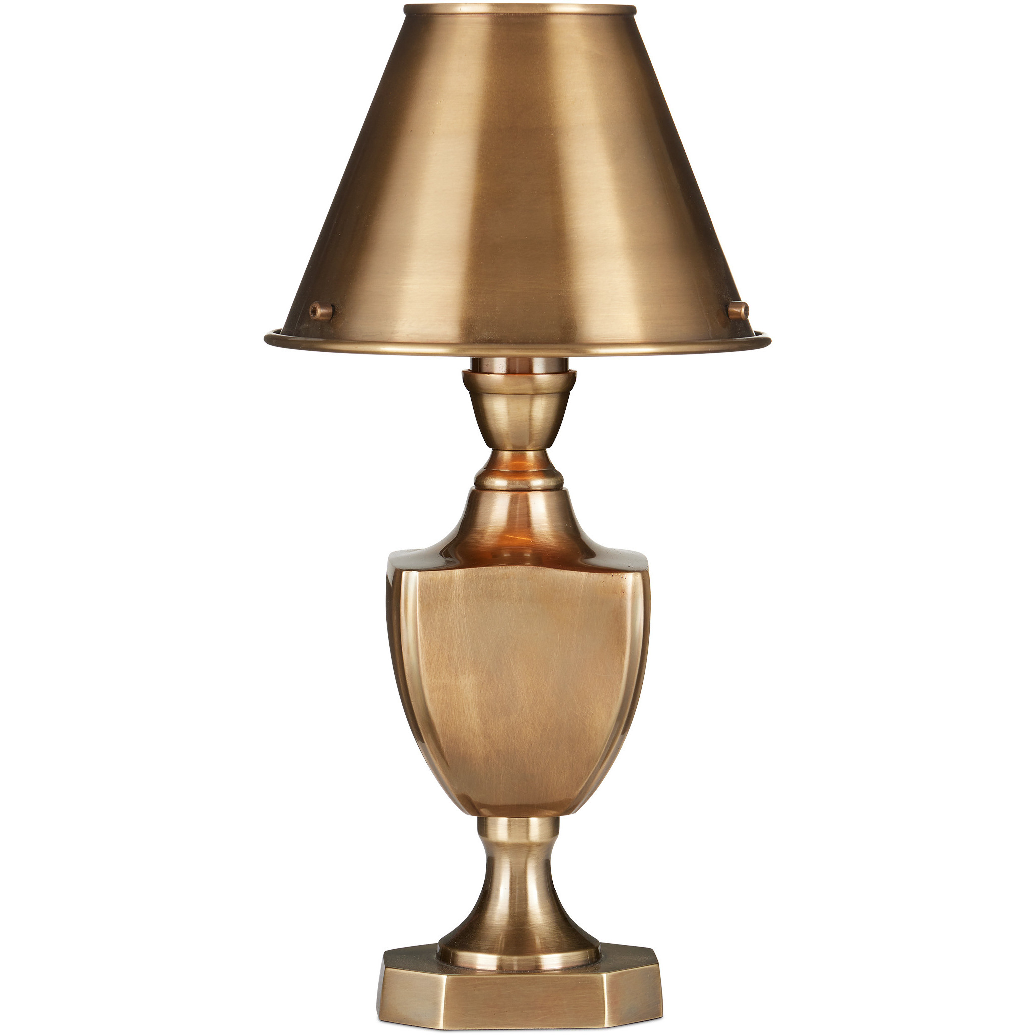 Waddill 12.75 inch 7 watt Antique Brass Table Lamp Portable Light