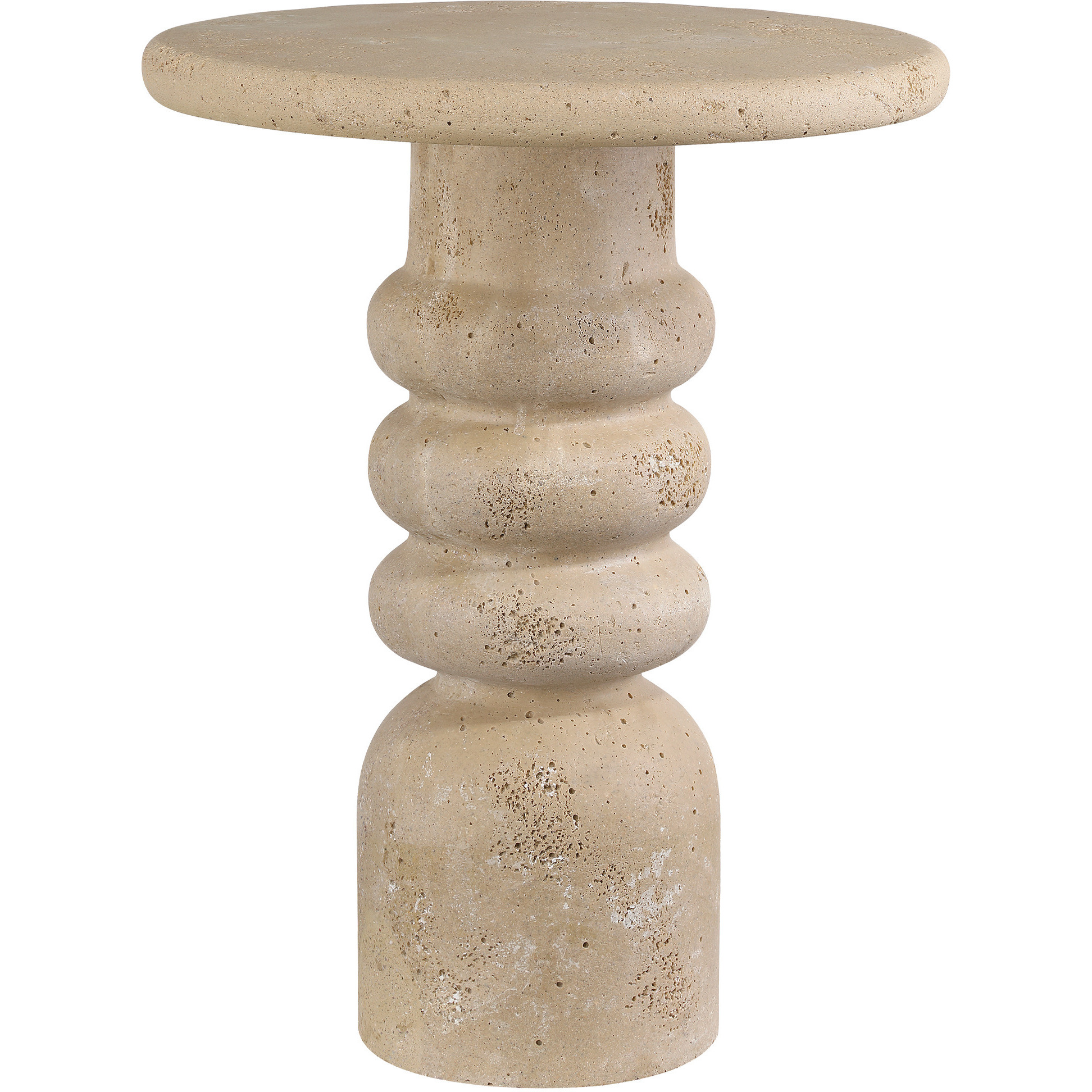 Rocco 15.5 inch Beige Accent Table
