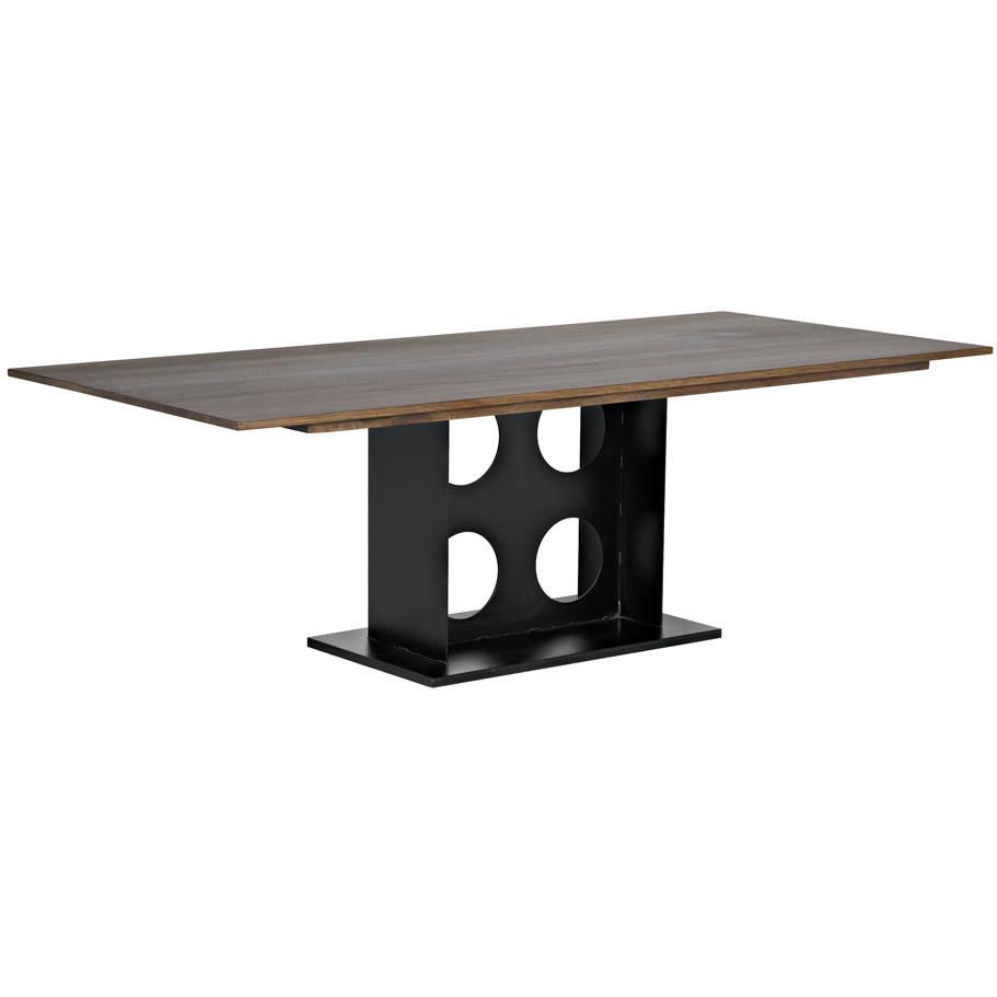 Cameron 95 X 42 inch Matte Black Dining Table