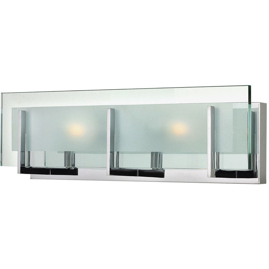 Latitude 2 Light 18 inch Chrome Vanity Light Wall Light