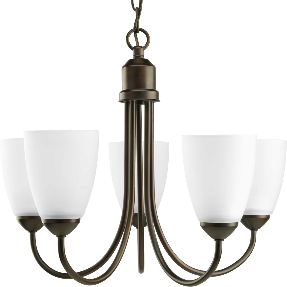 Gather 5 Light 20.5 inch Antique Bronze Chandelier Ceiling Light