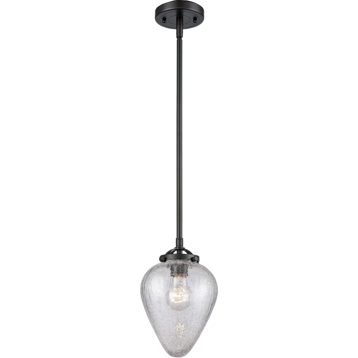 Nouveau Geneseo 1 Light 7 inch Oil Rubbed Bronze Mini Pendant Ceiling Light, Nouveau