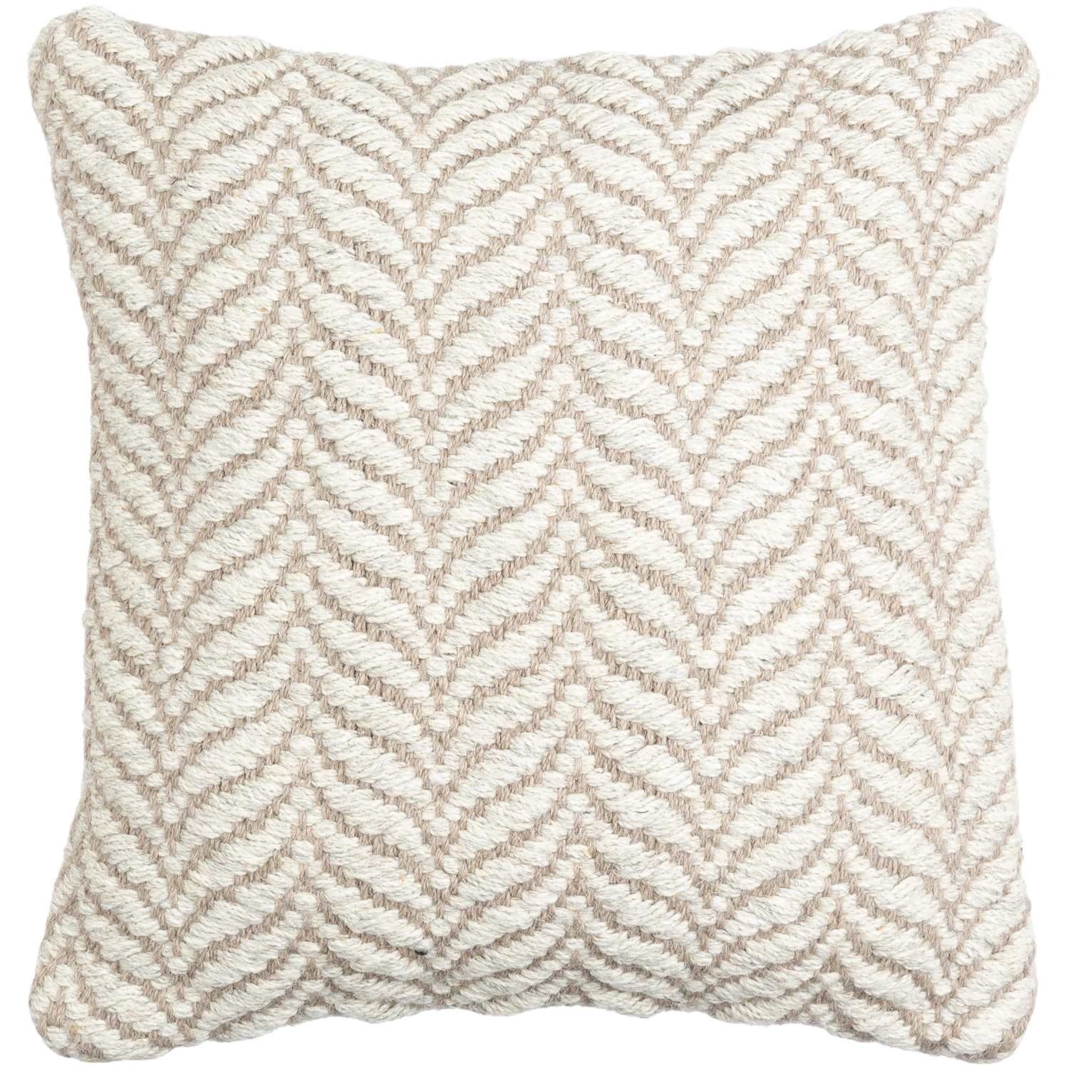 Jhansi 20 X 20 inch Ivory/Pearl/Ash Accent Pillow