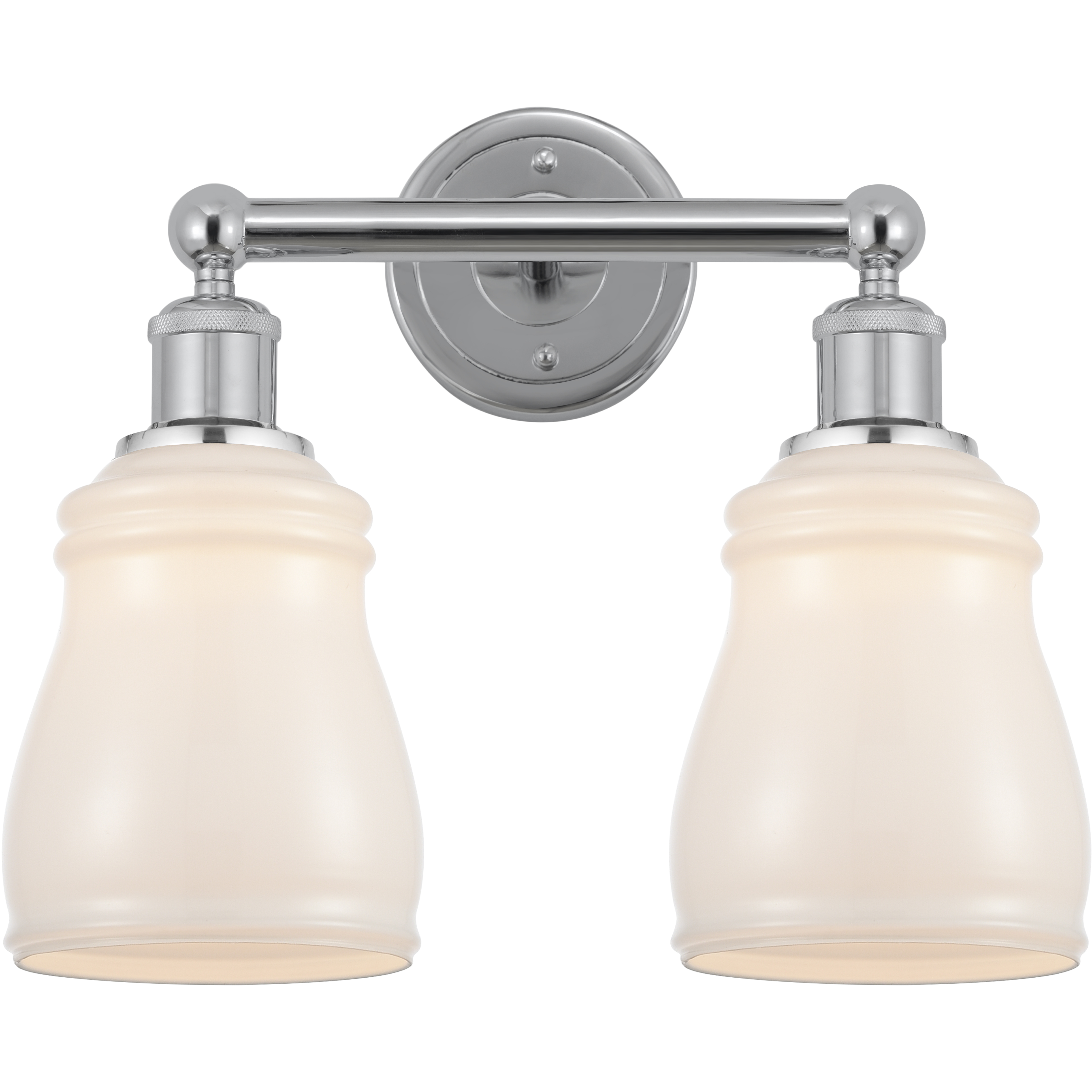 Edison Ellery 2 Light 14 inch Polished Chrome Bath Vanity Light Wall Light in White