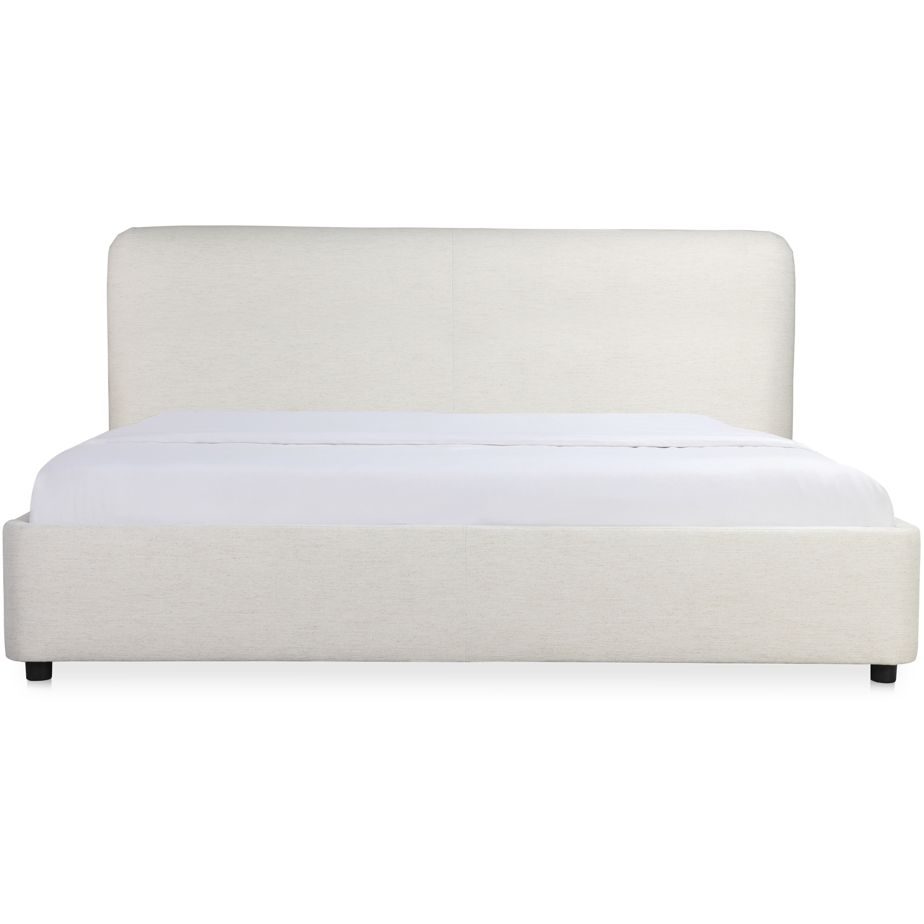 Samara Linen Bed in Beige, Queen