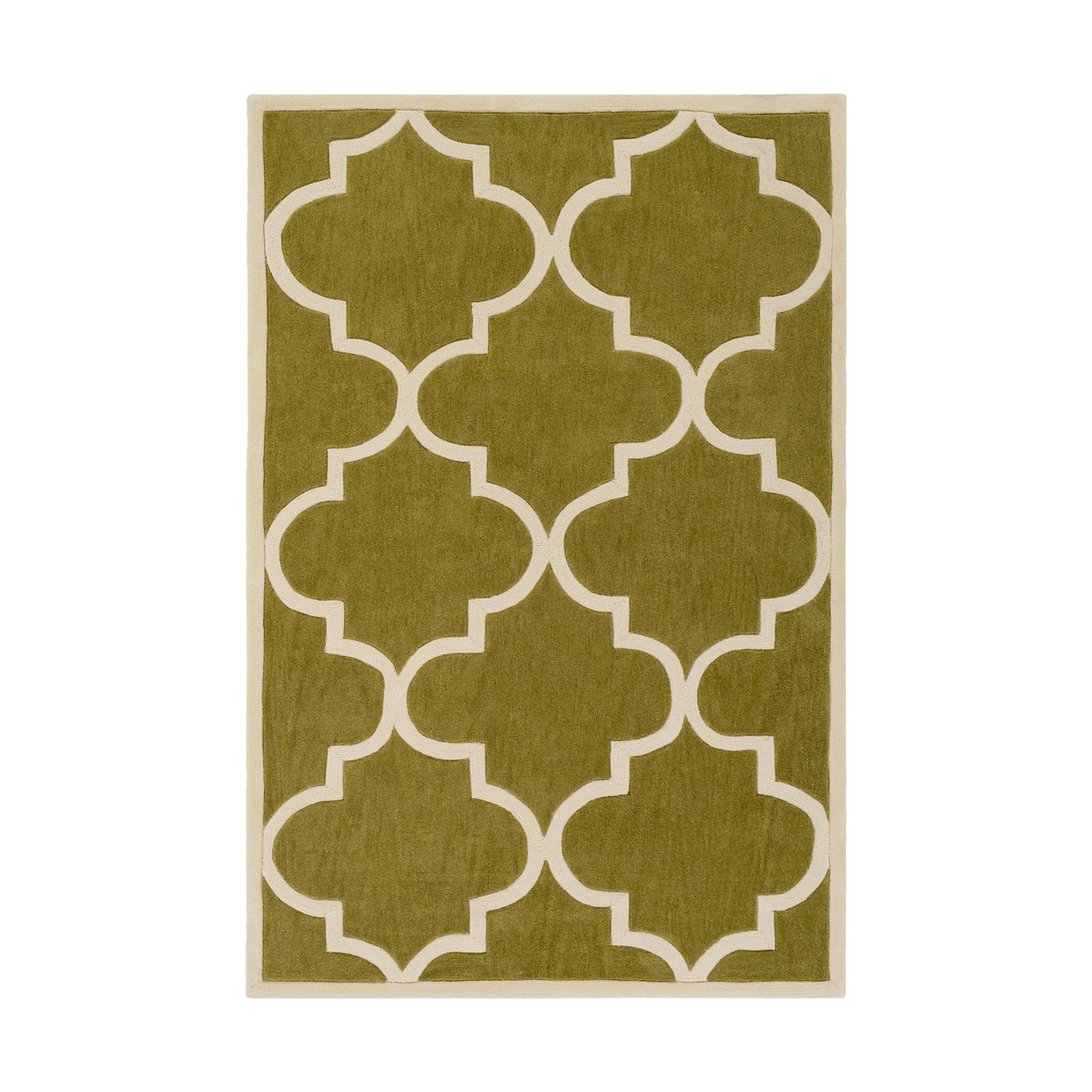 Santorini 114 X 90 inch Olive Indoor Area Rug, Rectangle