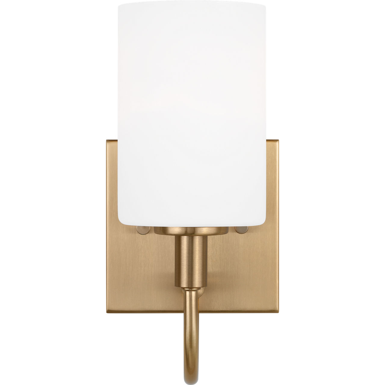 Oak Moore 1 Light 4.88 inch Satin Brass Bath Vanity Wall Light
