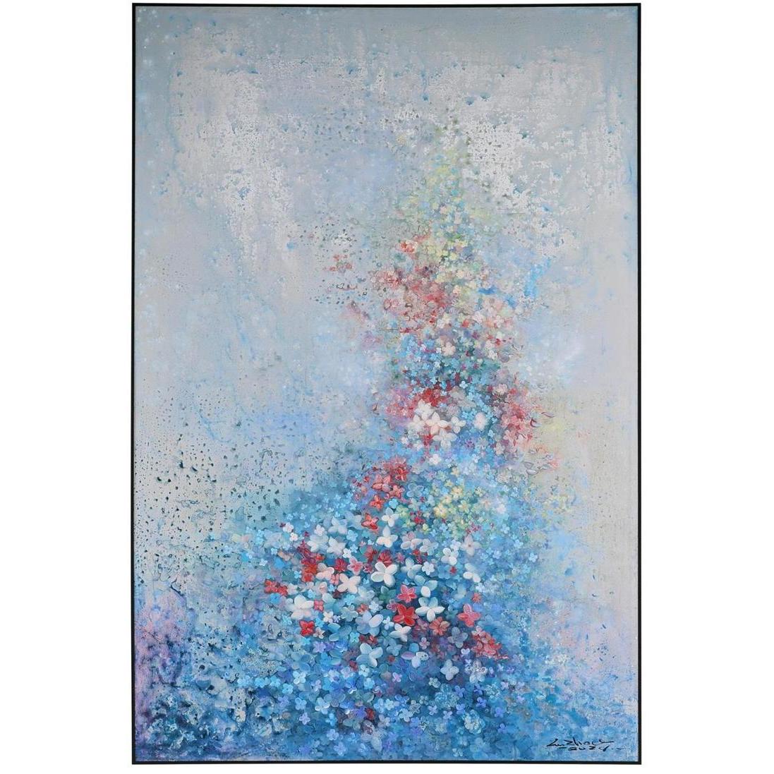 Petal Pathway 71.5 X 48 inch Oils and Original Art
