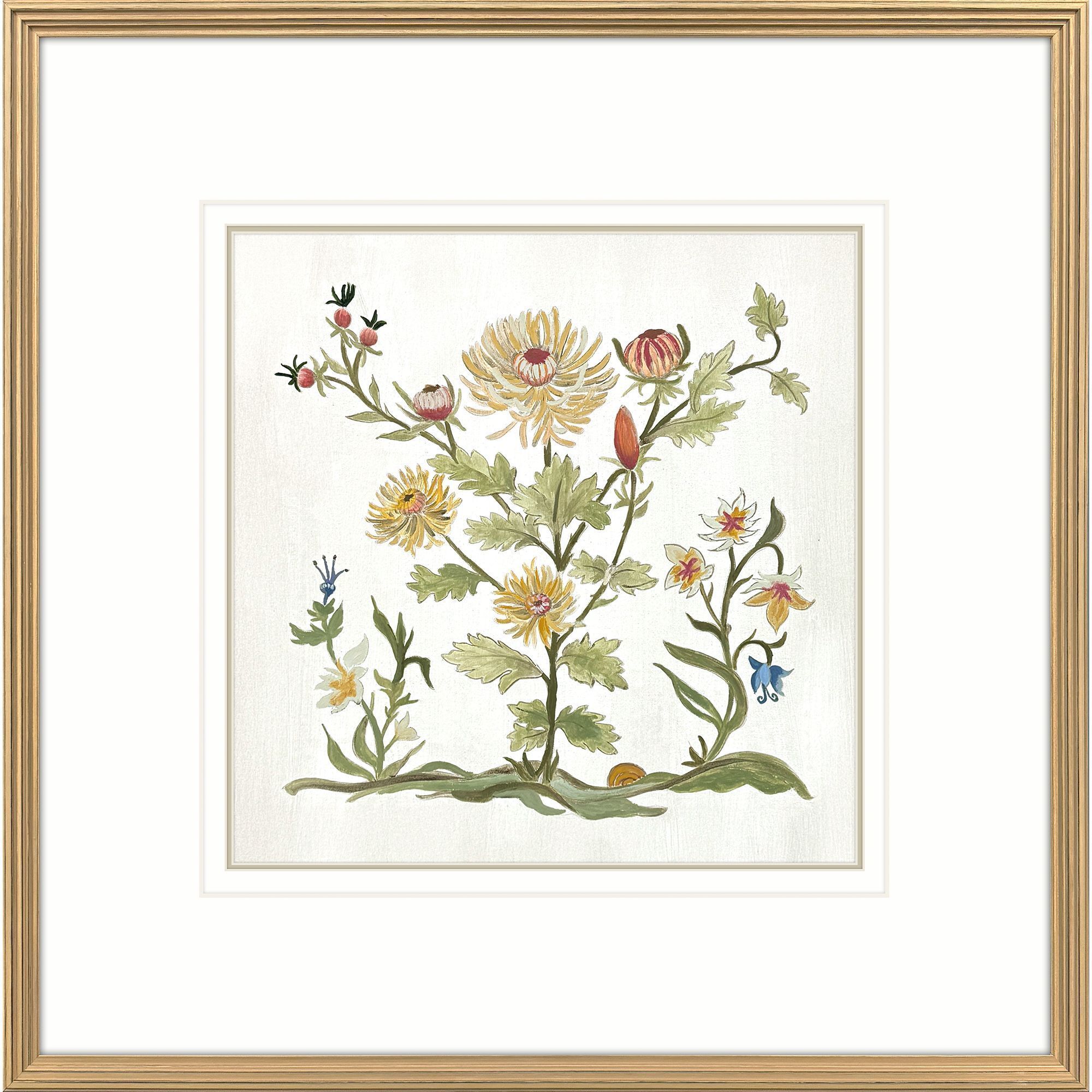 Botanica 22083 Multi and Blue and Green and Yellow Framed Art, The Studio