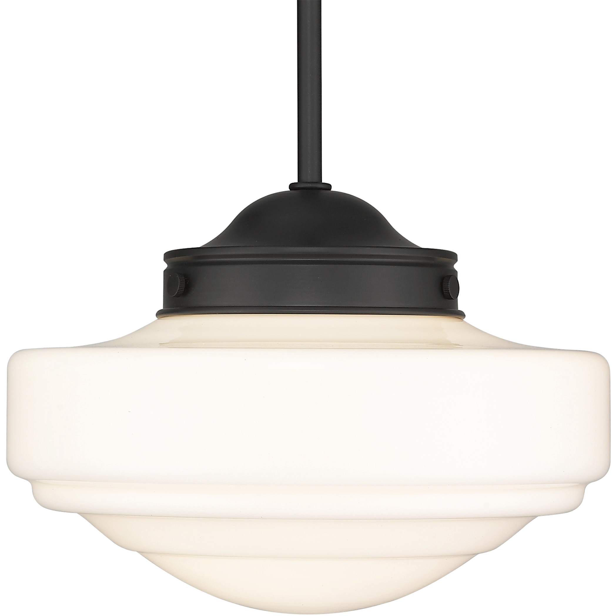 Ingalls 1 Light 12 inch Matte Black Pendant Ceiling Light in Vintage ...