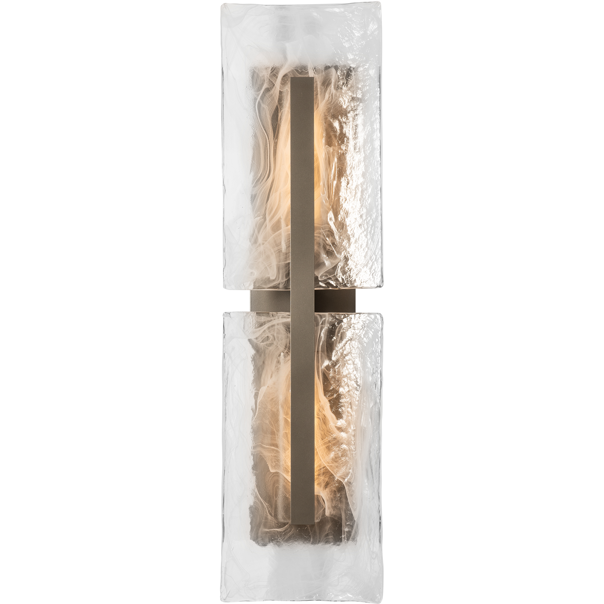 Arc 2 Light 37.6 inch Coastal Oil Rubbed Bronze Outdoor Wall Sconce