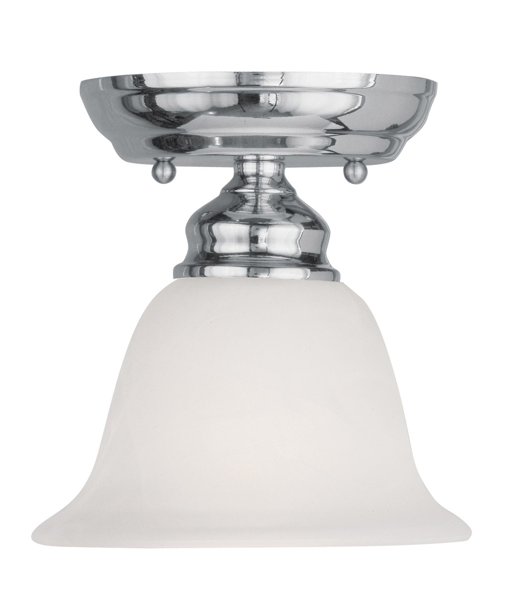 Essex 1 Light 6.25 inch Polished Chrome Semi-Flush Ceiling Light