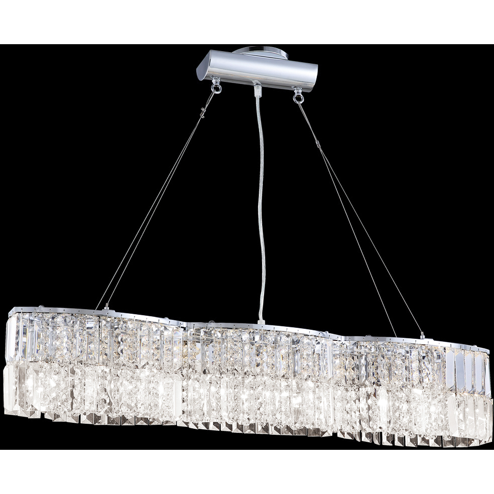 Bar Light 9 Light 5 inch Silver Chandelier Ceiling Light