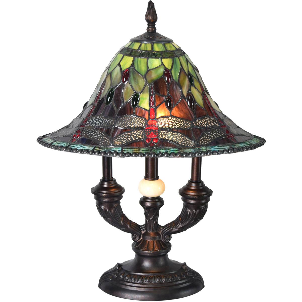 Albany Dragonfly 21 inch 60.00 watt Fieldstone Table Lamp Portable Light