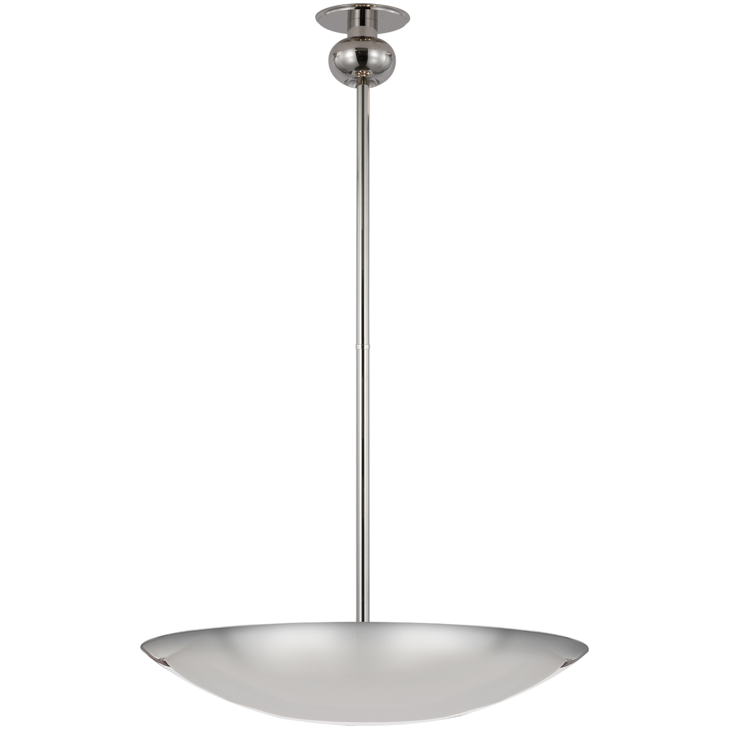 Paloma Contreras Comtesse LED 24 inch Polished Nickel Uplight Chandelier Ceiling Light, Medium