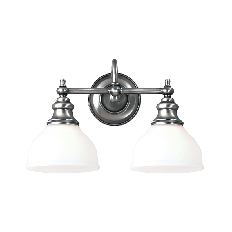Sutton 2 Light 16.25 inch Polished Nickel Bath and Vanity Wall Light