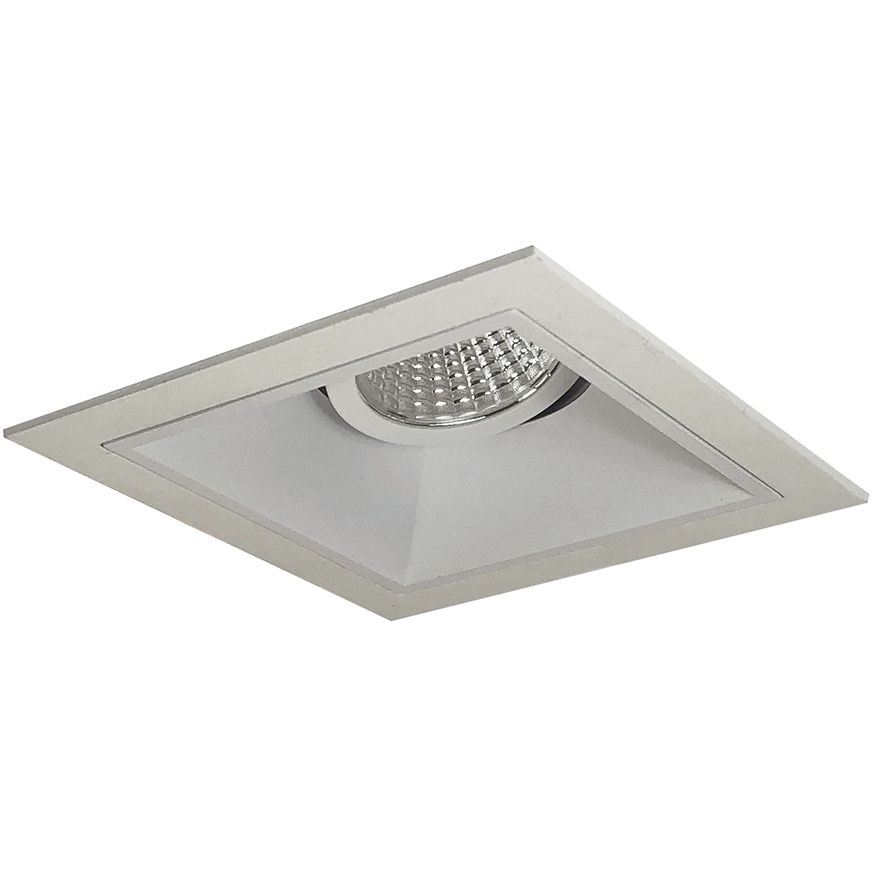 Iolite MLS Matte Powder White Recessed Trim Set