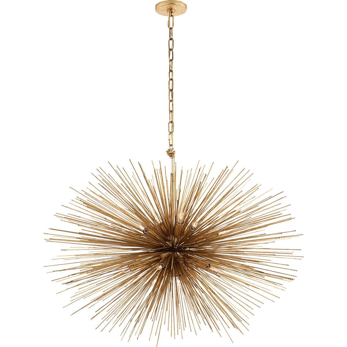 Kelly Wearstler Strada 20 Light 38 inch Gild Oval Chandelier Ceiling Light, Medium