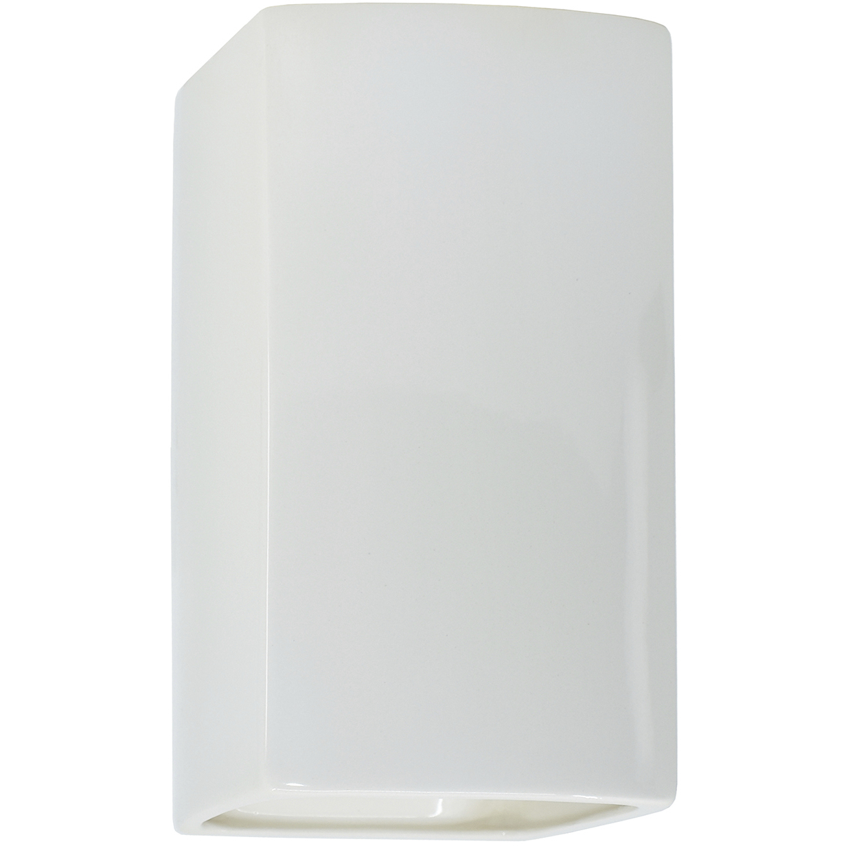 Ambiance 1 Light 9.5 inch Gloss White Outdoor Wall Sconce in Incandescent, Gloss White/Gloss White
