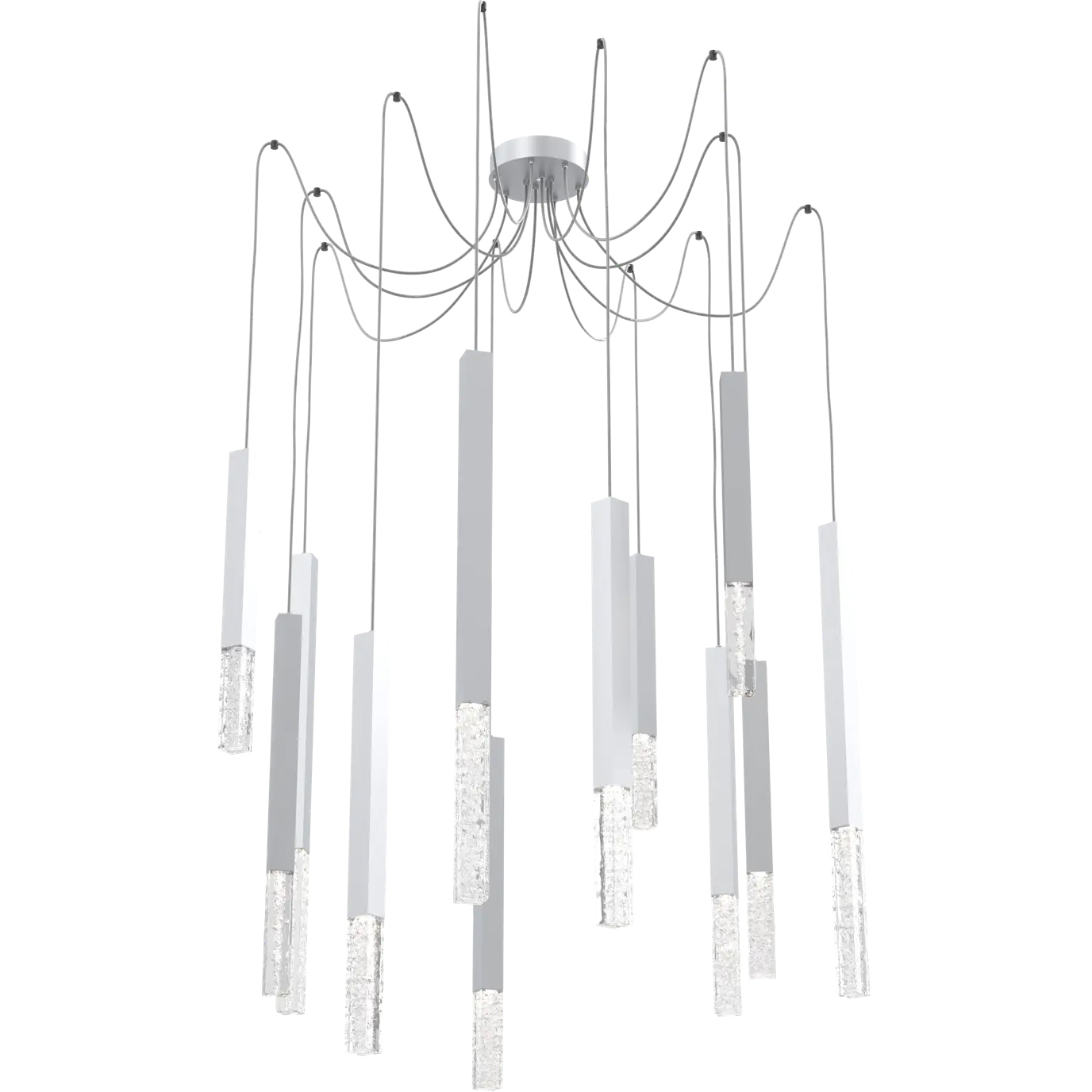 Axis XL LED 11 inch Classic Silver Swag Multi-Pendant Ceiling Light