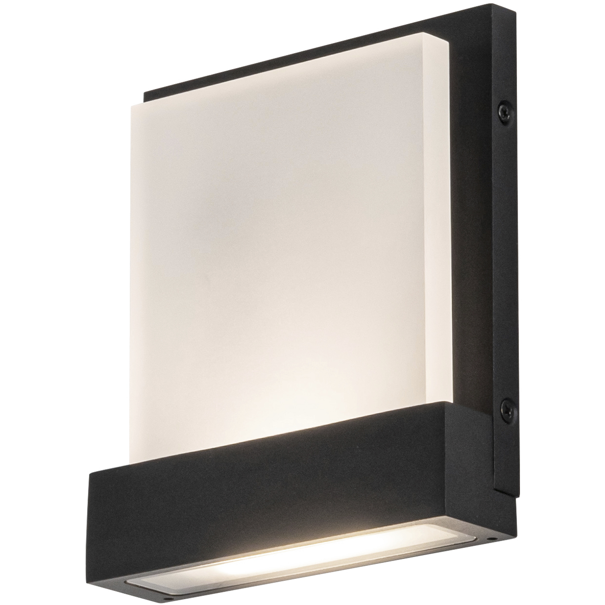 Guide LED 6 inch Black ADA All-terior Wall Light