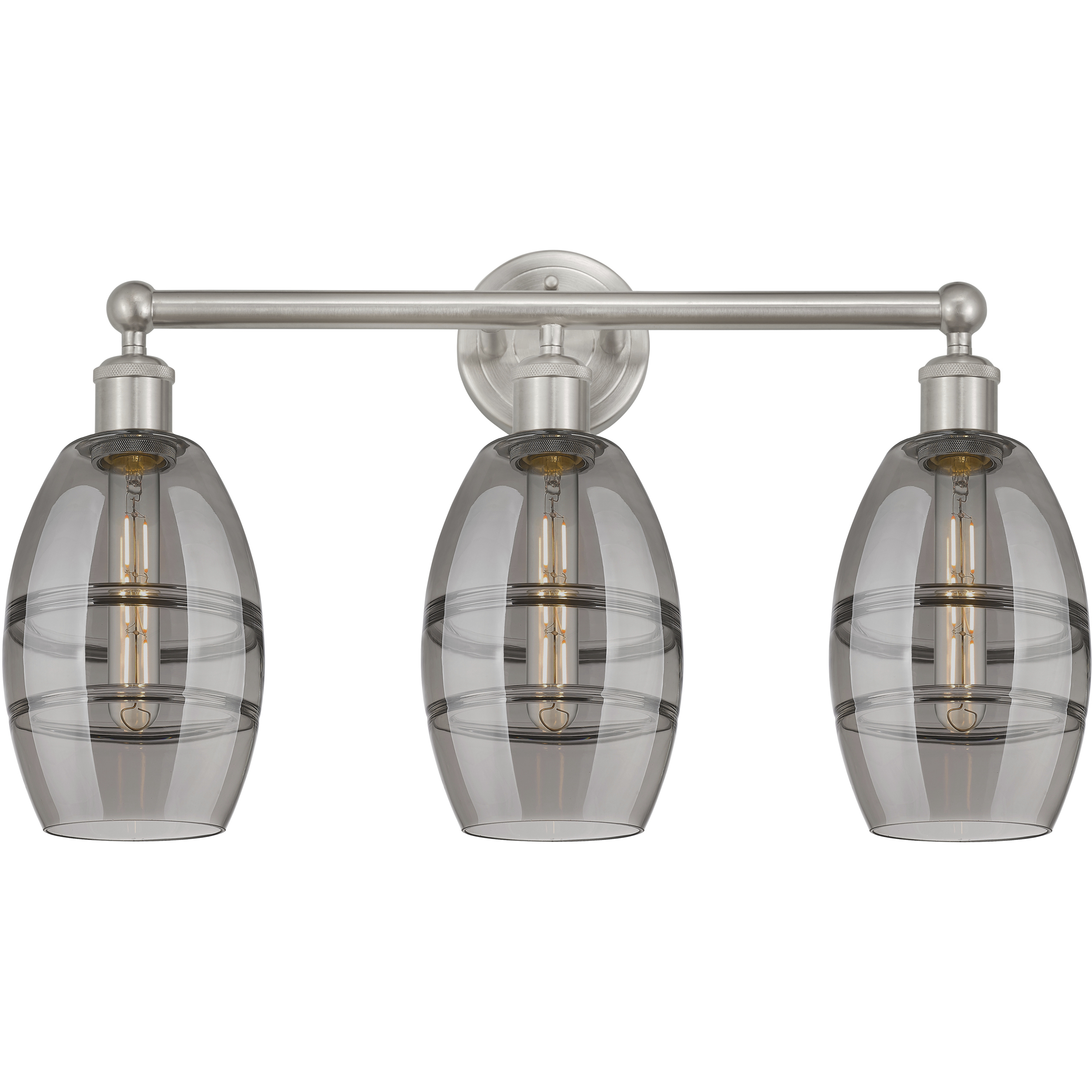 Edison Vaz 3 Light 23.88 inch Brushed Satin Nickel Bath Vanity Light Wall Light