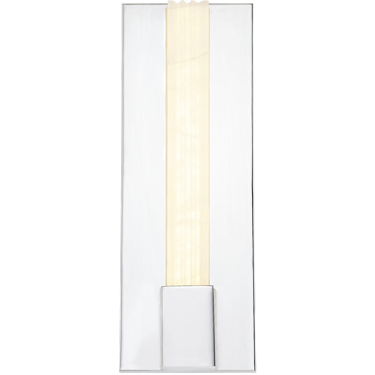 Kismet LED 5 inch Polished Nickel/Alabaster ADA Wall/Ceiling Light Wall Light