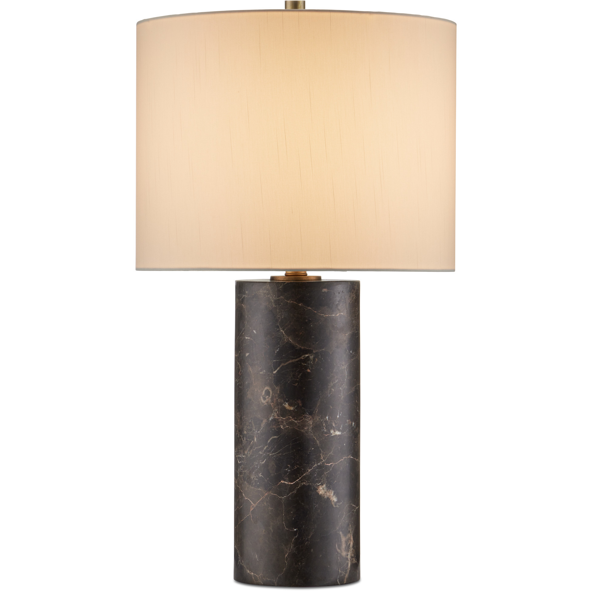 Vespera 25 inch 150 watt Coffee Brown and Antique Brass Table Lamp Portable Light