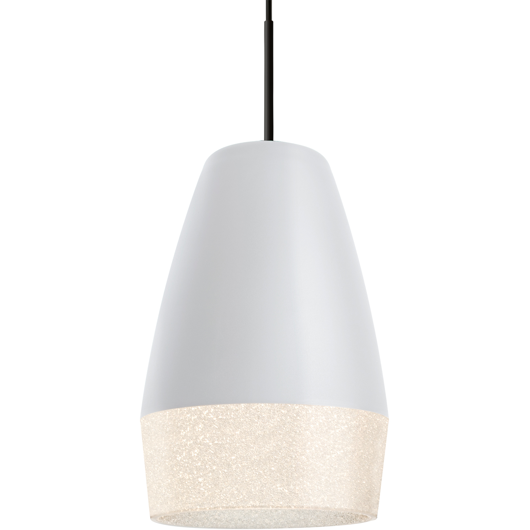 Abu 12 LED Black Cord Pendant Ceiling Light